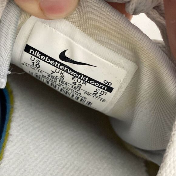 Nike Women's Metallic Silver Free 5.0 Snake Print Running Sneaker Shoes Size 10 - Picture 9 of 9